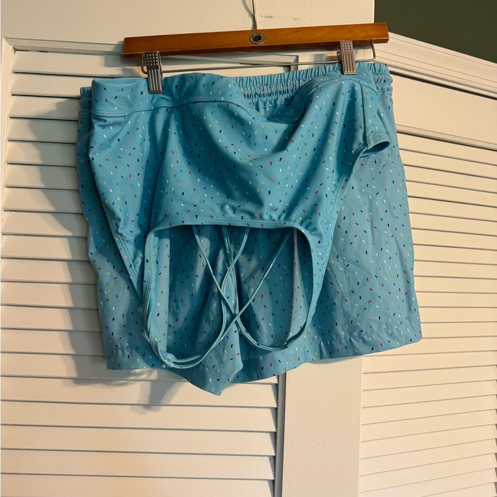 Blue Sprinkle Target and Human Kind swim set Pride